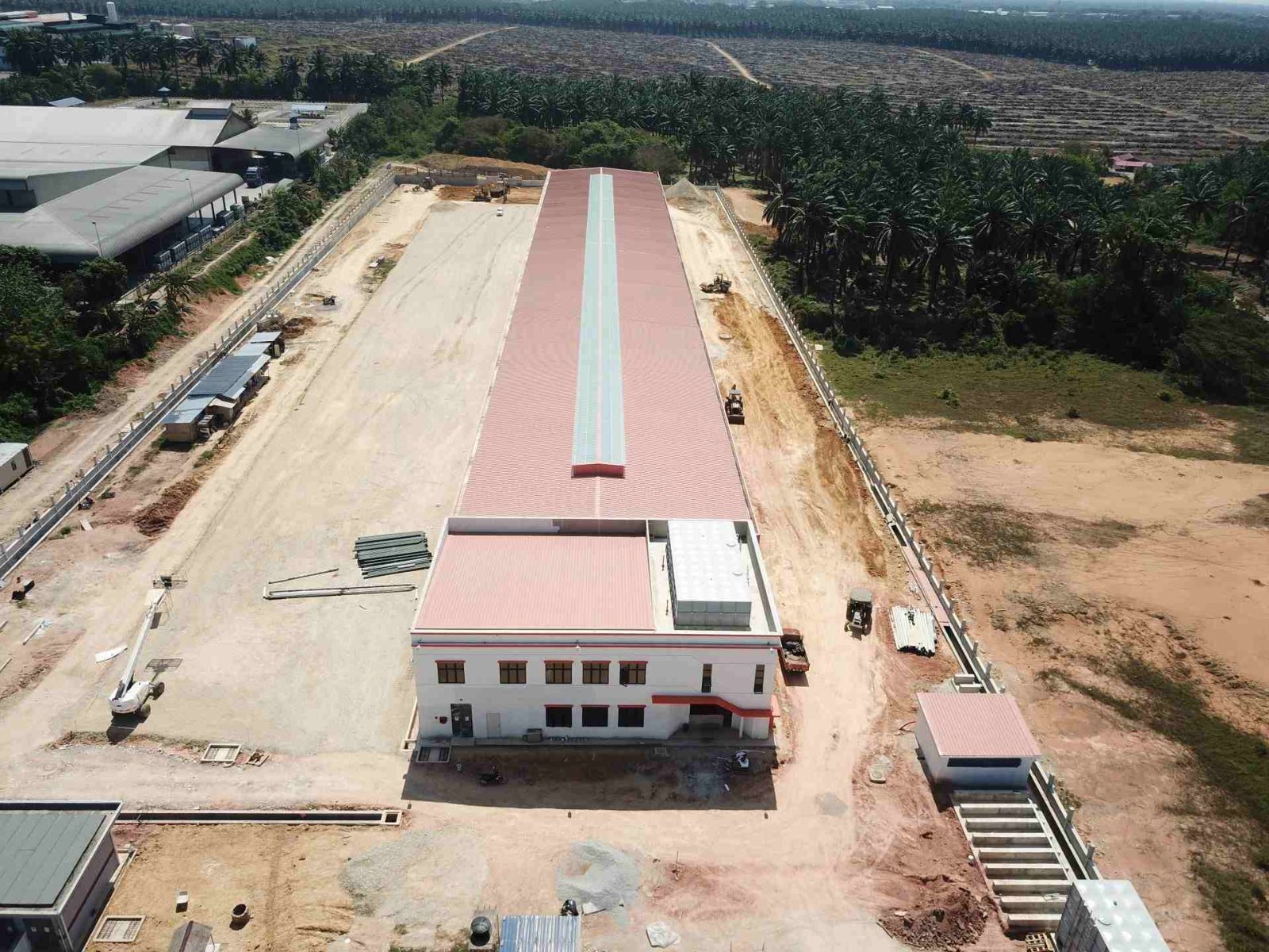 Aerial view of the Wakaba Manufacturing site